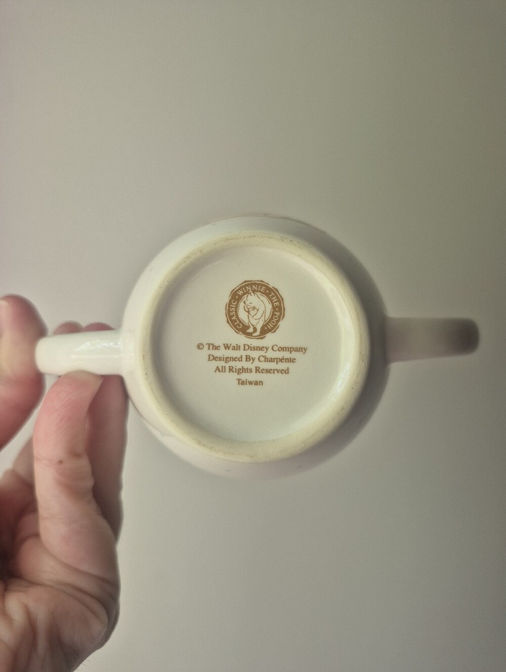 Vintage Disney's Winnie The Pooh Charpénte Child's Ceramic Cup Mug With Box - Picture 8 of 13